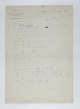 1885-1894  Object list PMA/WFP1/D/1/3.1