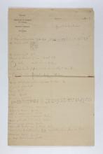1885-1894, Object List, PMA/WFP1/D/1/4.1