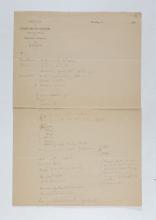 1885-1894  Object list PMA/WFP1/D/1/5.1