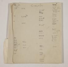 1913-14 Lahun, Haraga Object list PMA/WFP1/D/22/21.2