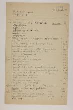 1913-14 Lahun, Haraga Multiple institution list  PMA/WFP1/D/22/43