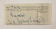1913-14 Lahun, Haraga Mailing label PMA/WFP1/D/22/50.24