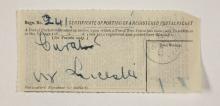 1913-14 Lahun, Haraga Mailing label PMA/WFP1/D/22/50.38
