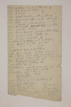 1913-14 Lahun, Haraga Object list PMA/WFP1/D/22/75.1
