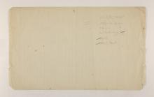 1919-21 Sedment, Lahun Object list PMA/WFP1/D/24/10.2