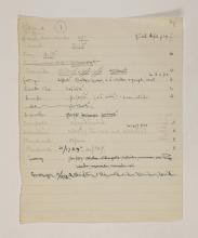 1919-21 Sedment, Lahun Individual institution list PMA/WFP1/D/24/29