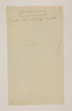1919-21 Sedment, Lahun Individual institution list PMA/WFP1/D/24/31