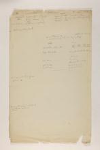 1919-21 Sedment, Lahun Distribution list PMA/WFP1/D/24/13.3