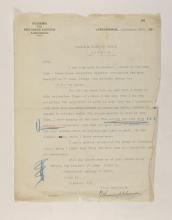 1919-21 Sedment, Lahun Correspondence PMA/WFP1/D/24/49.4
