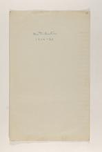 1919-21 Sedment, Lahun Distribution list PMA/WFP1/D/24/5.2