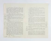 1922-23 Qau el-Kebir Exhibition catalogue PMA/WFP1/D/26/27.3