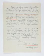 1922-23 Qau el-Kebir Correspondence PMA/WFP1/D/26/46.2