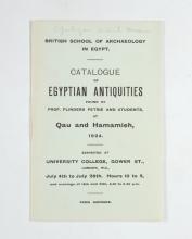 1923-24 Qau el-Kebir, Hemamieh Exhibition catalogue PMA/WFP1/D/27/31.1
