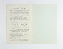 1923-24 Qau el-Kebir, Hemamieh Exhibition catalogue PMA/WFP1/D/27/36.9
