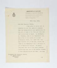 1923-24 Qau el-Kebir, Hemamieh Correspondence PMA/WFP1/D/27/39.1