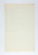 1924-25 Badari, Faiyum Individual institution list PMA/WFP1/D/28/9
