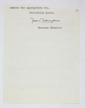1931-50 Reserve correspondence Correspondence PMA/WFP1/D/32/12.2