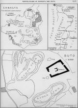 Sketch Plans Ehnasya and Buto: Petrie – Ehnasya  & Supplement 1905 plate XLIV